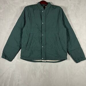 Abercrombie & Fitch Puffer Mens Medium Green Kempshall Down Style Jacket